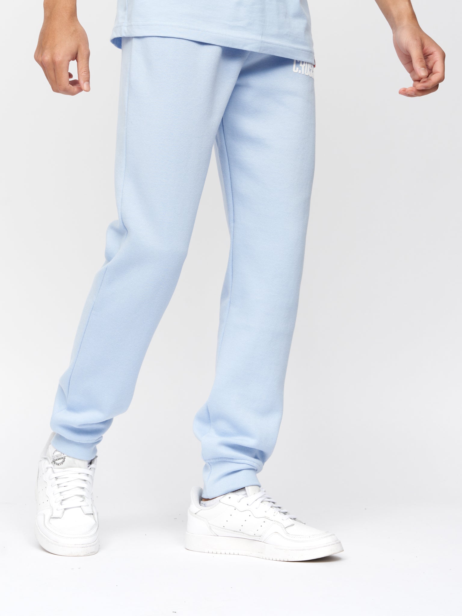 Pastel Blue Sweat Pant Joggers, Trousers
