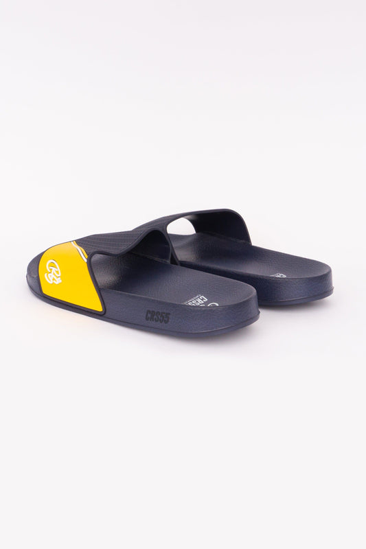 Ventamoore Sliders Navy/Yellow