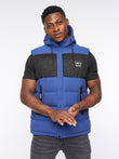 Kremlins Embossed Gilet Blue