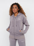 Ladies Genova Zip Thru Tracktop Quicksilver