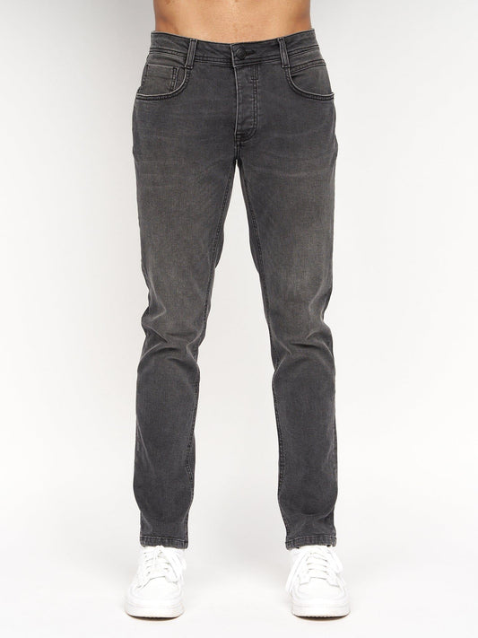 Sheldons Slim Fit Jeans Dark Charcoal