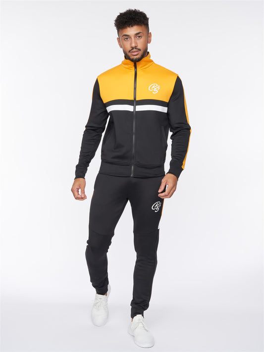 Kamari Tracksuit Black/Yellow