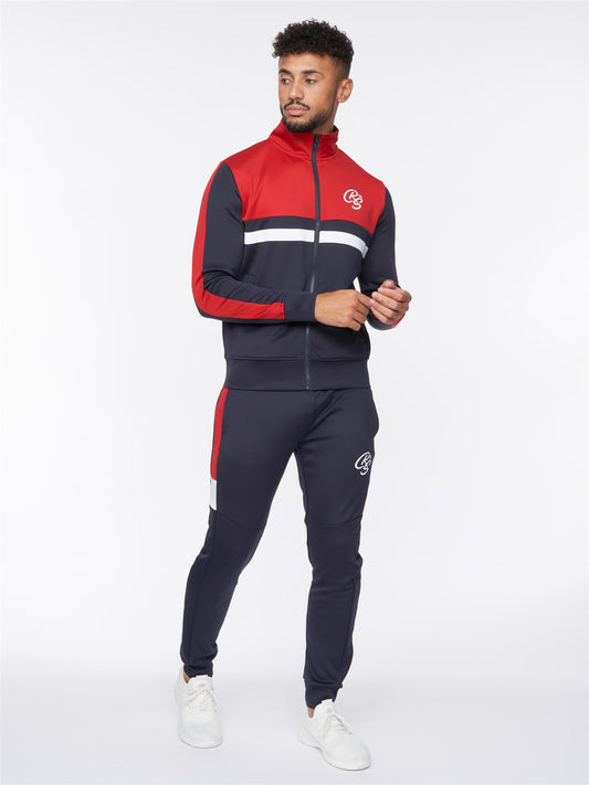 Kamari Tracksuit Navy/Red