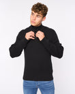 Wellburys Chunky Knit Black