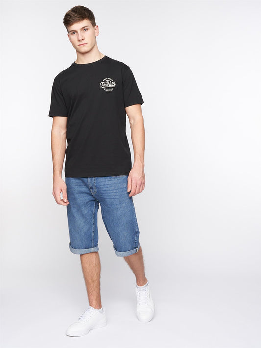 Tillforth Denim Shorts Stone Wash