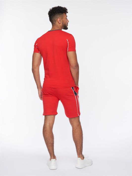 Rentrays T-Shirt/Shorts Set Red