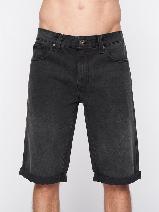 Tillforth Denim Shorts Black Wash