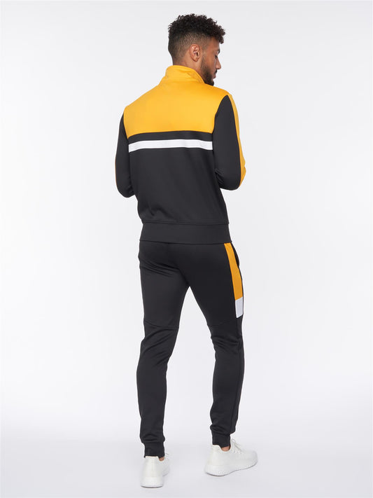 Kamari Tracksuit Black/Yellow