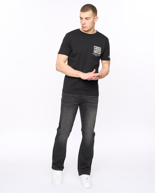 Winsbury Bootcut Jeans Black Wash