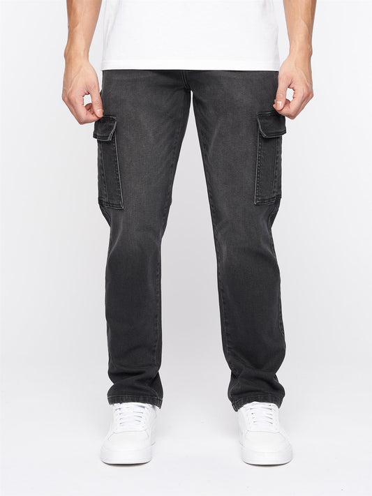 Kremtap Cargo Jeans Black Wash