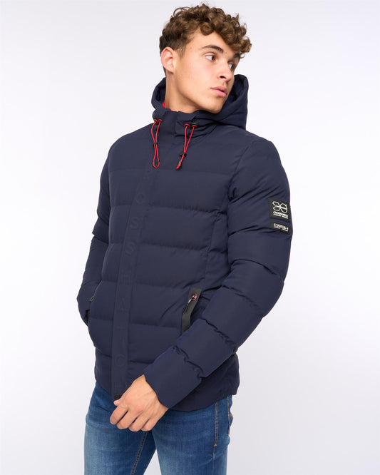 Kampleys Embossed Jacket Navy