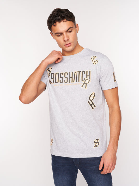 Doddington T-Shirt Light Grey Marl