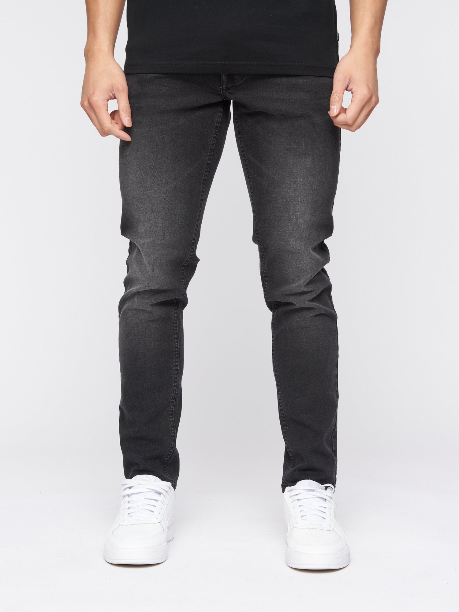 Buraca Slim Fit Denim Jeans Black Wash – Crosshatch