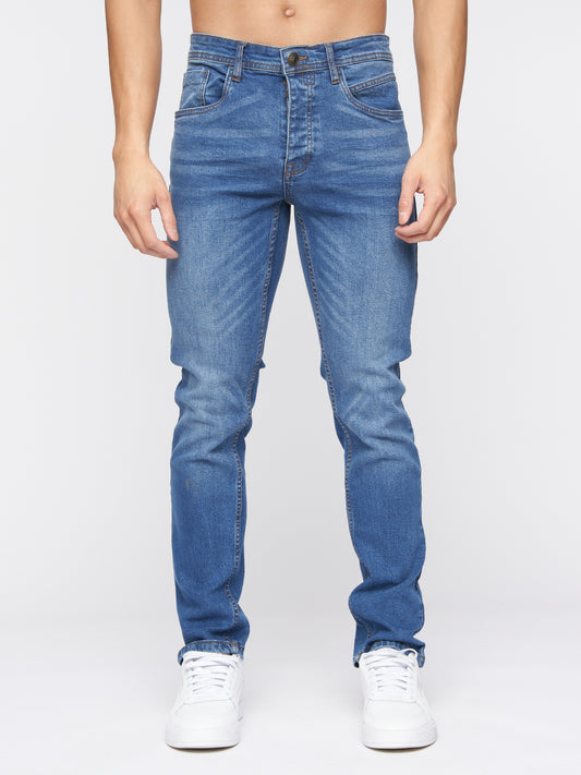 Malcolm Slim Fit Jeans Stone Wash