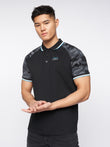 Cramdark Camo Polo Black