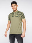 Brightling Camo Polo Olive