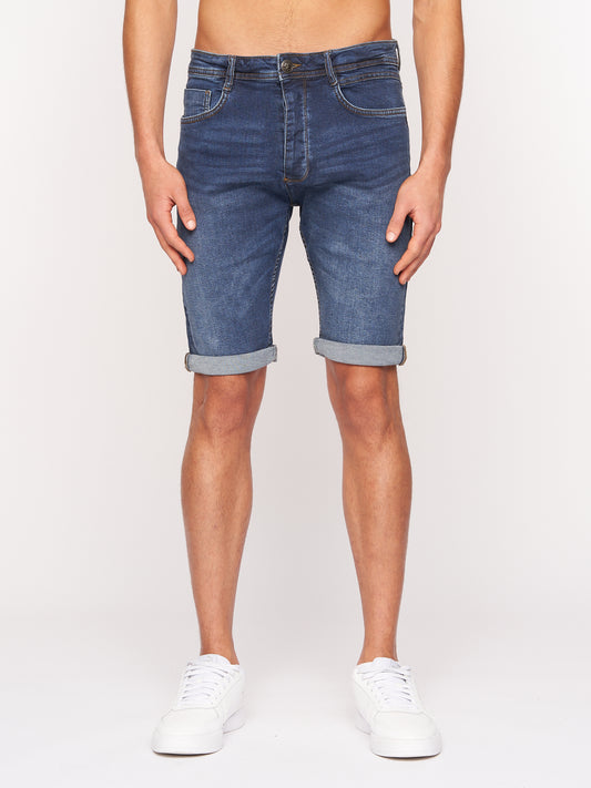 Tadcaster Denim Shorts Mid Wash