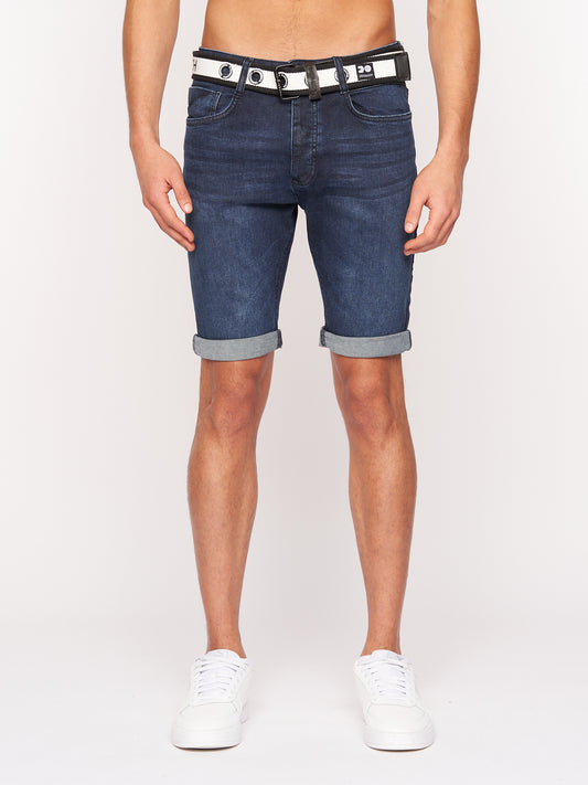 Reestier Denim Shorts Dark Wash