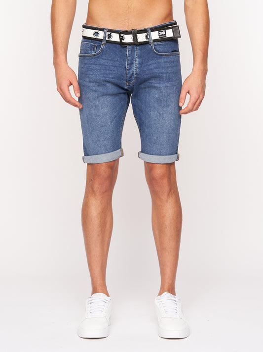 Reestier Denim Shorts Mid Wash