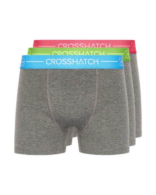 Astral Bright Boxers 3pk Charcoal Marl