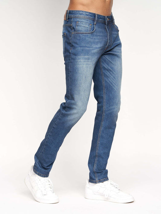 Sheldons Slim Fit Jeans Stone Wash