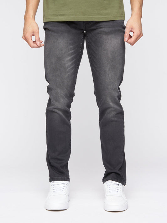 Malcolm Slim Fit Jeans Dark Charcoal