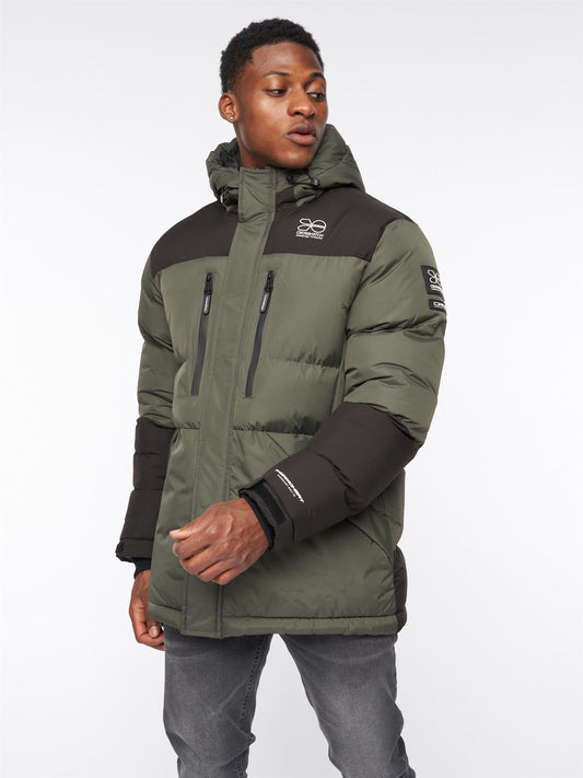 Squadage Panel Jacket Olive