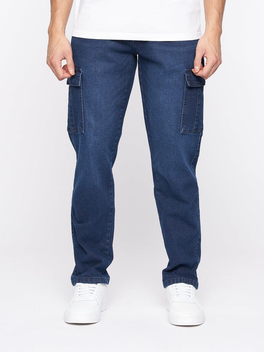 Kremtap Cargo Jeans Dark Wash