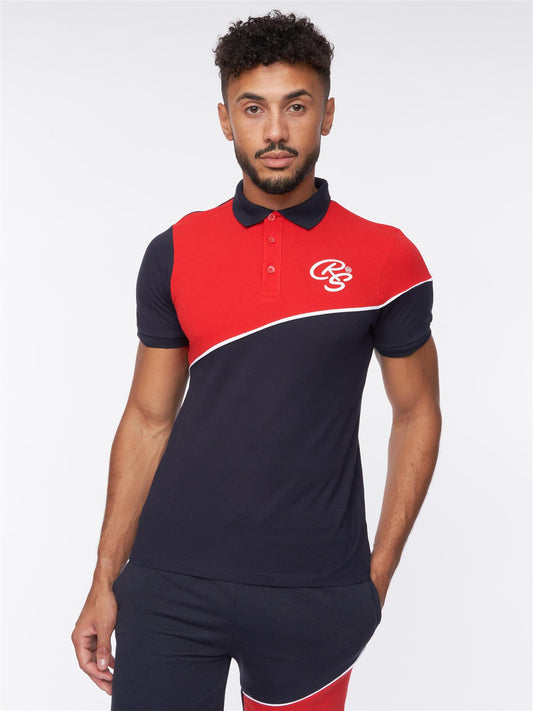 Ventamoore Polo/Shorts Set Navy/Red