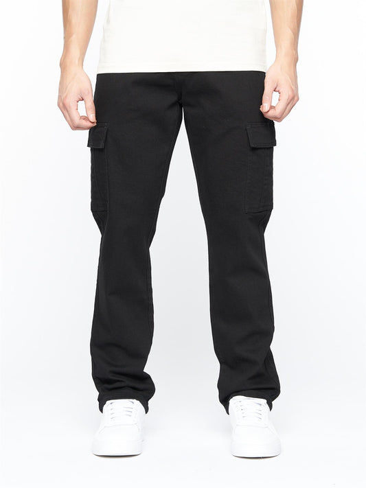 Kremtap Cargo Jeans Solid Black