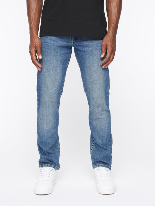 Princed Denim Jeans Stone Wash