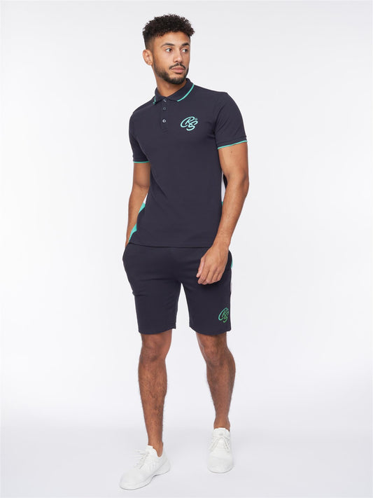 Balamere Polo/Shorts Set Navy