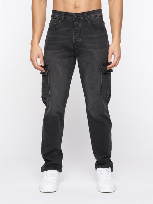 Kremtap Cargo Jeans Black Wash