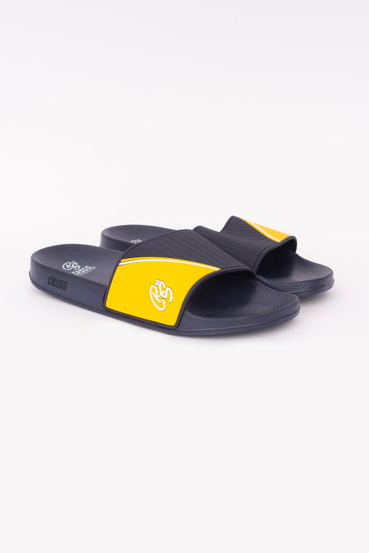 Ventamoore Sliders Navy/Yellow