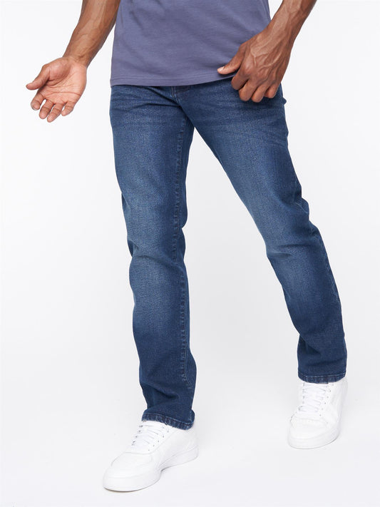 Princed Denim Jeans Dark Wash