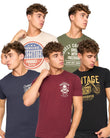 Motohub T-Shirt 5pk Assorted