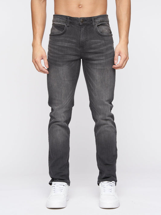 Svelte Slim Fit Stretch Jeans Grey Wash