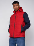 Kampnew Embossed Gilet Red