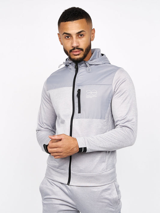 Catmoore Zip Thru Tracktop Grey