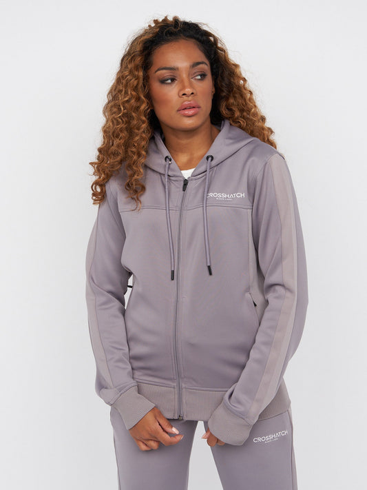 Ladies Genova Zip Thru Tracktop Quicksilver