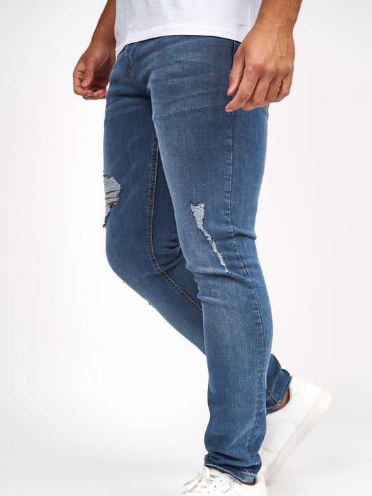 Kinistion Jeans Stone Wash